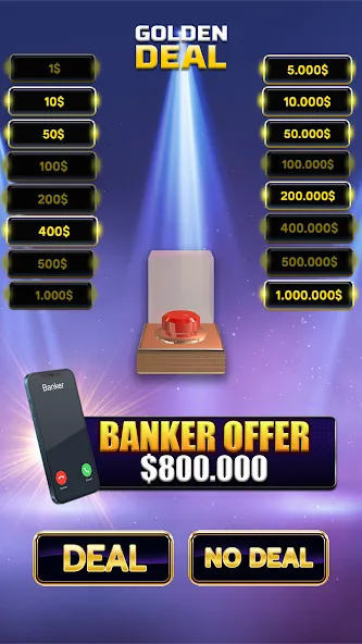 Million Golden Deal Game (Миллион Золотой Сделки)  [МОД Много денег] Screenshot 2