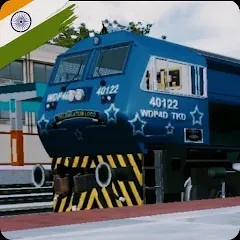 Скачать взломанную Indian Railway Simulator (Индийский железнодорожный симулятор)  [МОД Много денег] - полная версия apk на Андроид