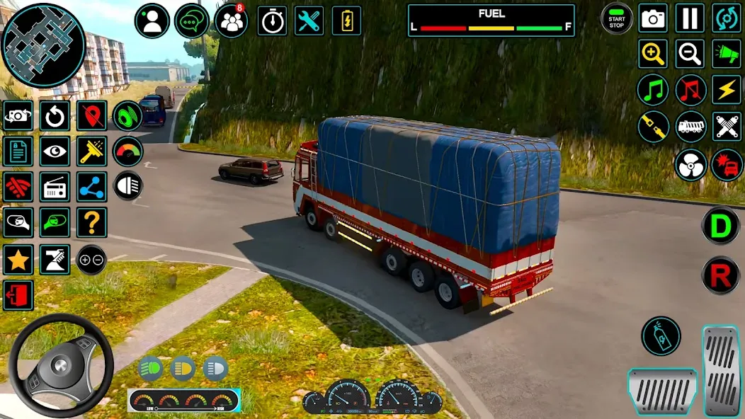 Indian Truck Offroad Cargo Sim (Индийский грузовик   )  [МОД Меню] Screenshot 2