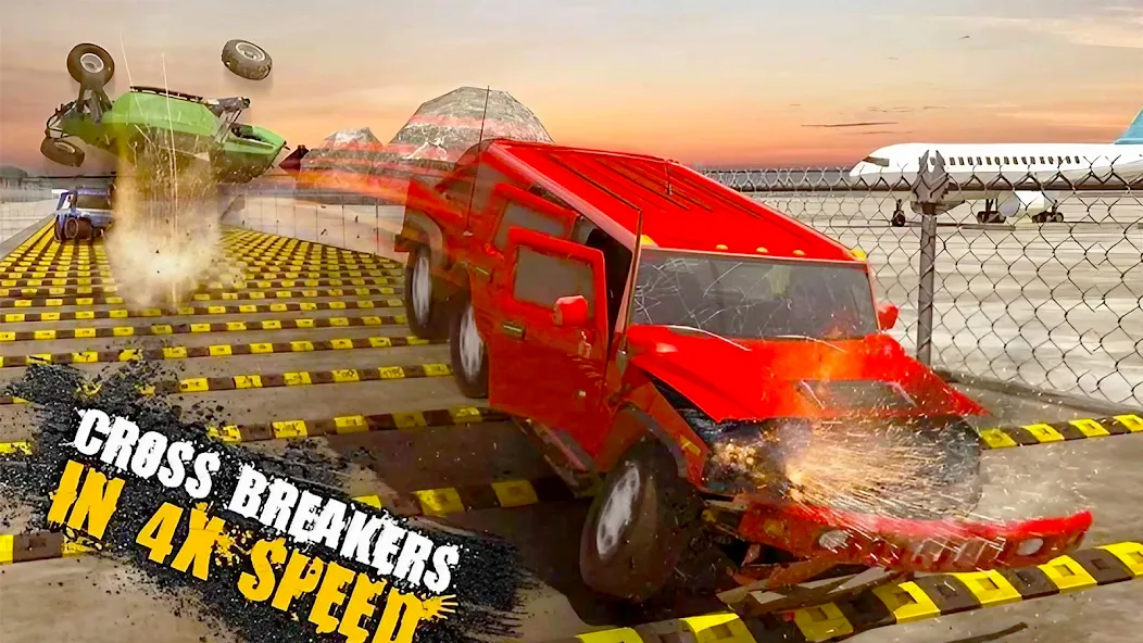 Car Crash Speed Bump Car Games  [МОД Много денег] Screenshot 3