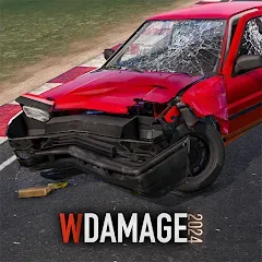 Взломанная WDAMAGE: Car Crash (ВДАМАГЕ)  [МОД Все открыто] - стабильная версия apk на Андроид