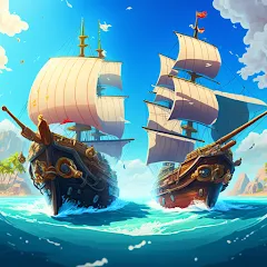 Скачать взломанную Pirate Raid - Caribbean Battle (Пиратское налетении)  [МОД Unlocked] - полная версия apk на Андроид