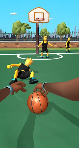 Dribble Hoops (Дрибл Хупс)  [МОД Бесконечные монеты] Screenshot 3