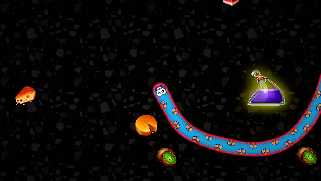 Worms Zone .io - Hungry Snake  [МОД Меню] Screenshot 4