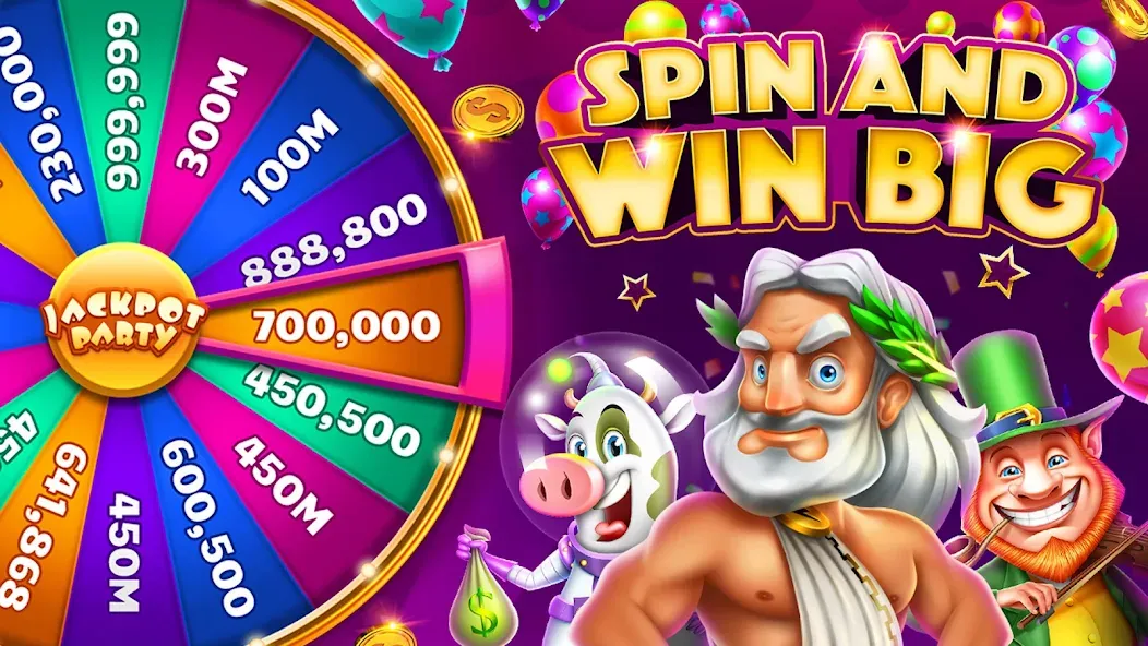 Jackpot Party Casino Slots (Джекпот Пати)  [МОД Меню] Screenshot 1