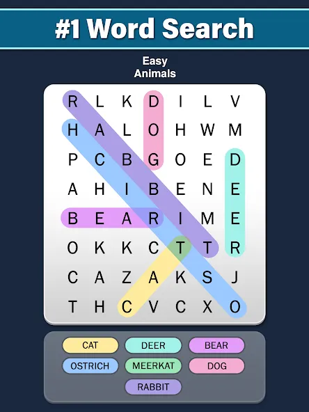 Word Search: Word Find (Ворд Срч)  [МОД Меню] Screenshot 4