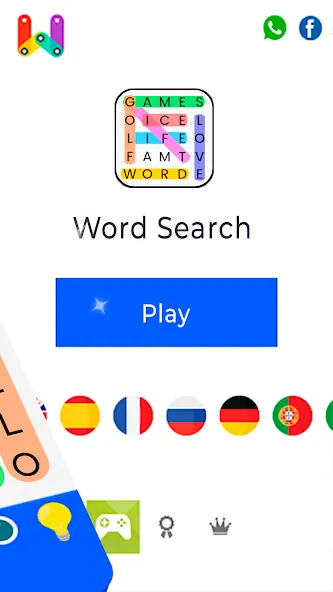 Word Search  [МОД Menu] Screenshot 4