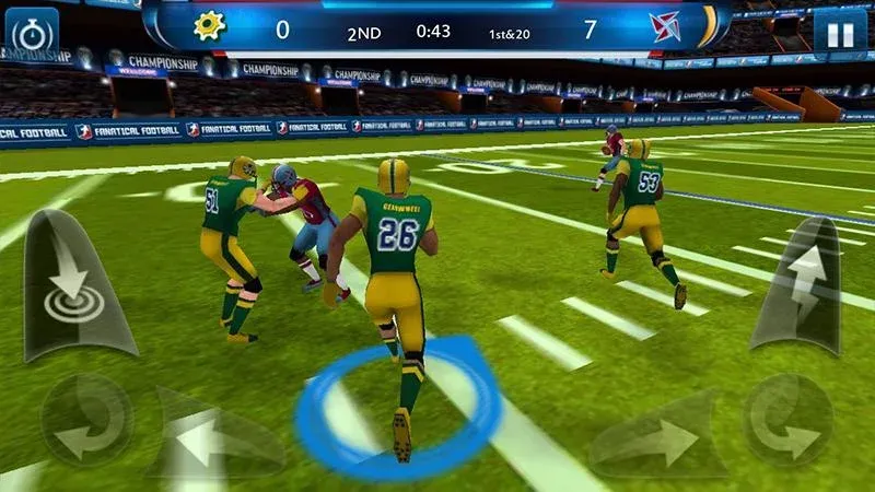 Fanatical Football (Фанатический футбол)  [МОД Бесконечные монеты] Screenshot 1