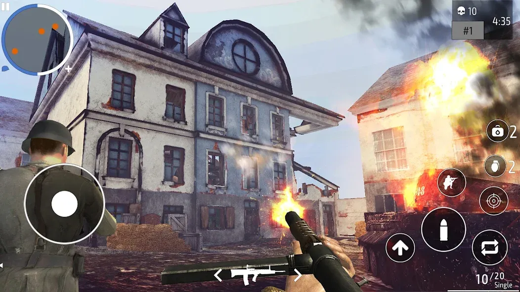 World War 2 Shooter offline (Мировая война 2 Стрелок)  [МОД Mega Pack] Screenshot 1