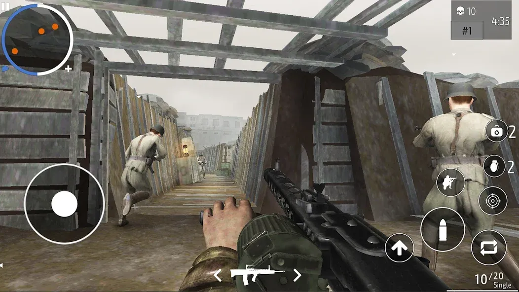 World War 2 Shooter offline (Мировая война 2 Стрелок)  [МОД Mega Pack] Screenshot 4