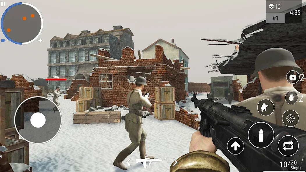 World War 2 Shooter offline (Мировая война 2 Стрелок)  [МОД Mega Pack] Screenshot 5