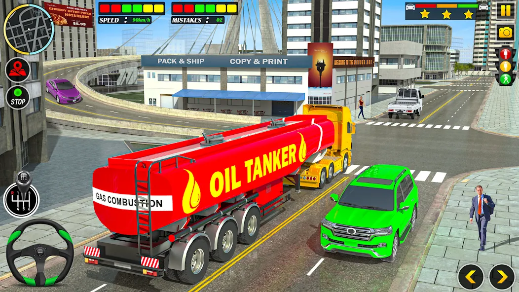 Offroad Oil Tanker Truck Games (Оффроуд Игры на машинецистерне для нефти)  [МОД Unlimited Money] Screenshot 2