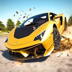 Взлом Car Crash: 3D Mega Demolition (Кар краш)  [МОД Много монет] - полная версия apk на Андроид