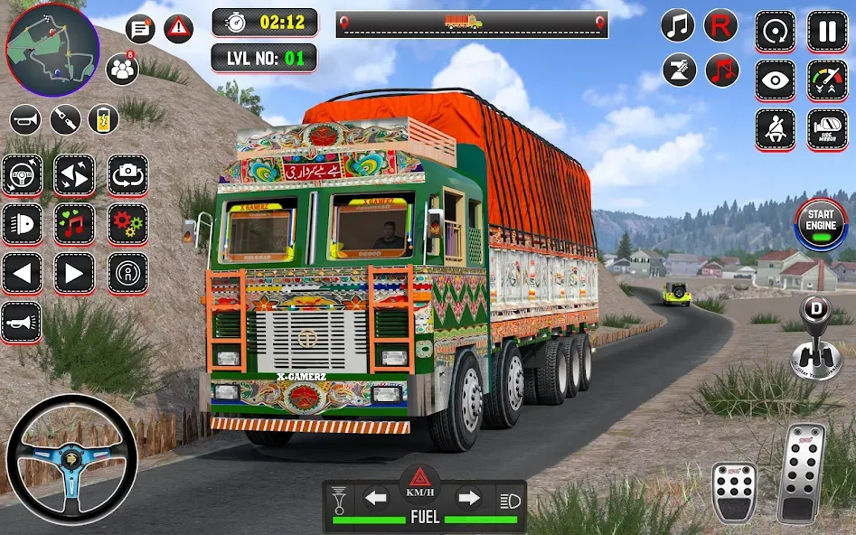 Indian Truck Drive Truck Games (Индийский грузовой симулятор)  [МОД Бесконечные деньги] Screenshot 2