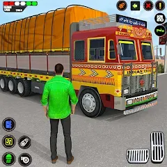 Взломанная Indian Truck Drive Truck Games (Индийский грузовой симулятор)  [МОД Бесконечные деньги] - стабильная версия apk на Андроид