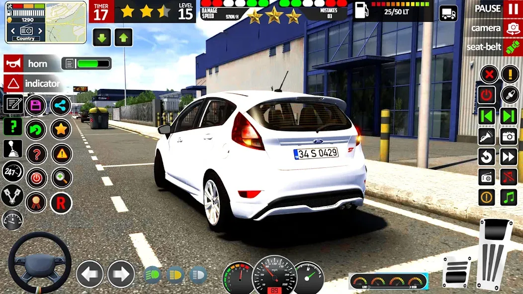 School Car Game 3d Car Driving  [МОД Mega Pack] Screenshot 3