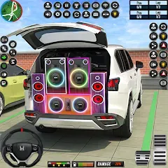 Скачать взломанную School Car Game 3d Car Driving  [МОД Mega Pack] - полная версия apk на Андроид