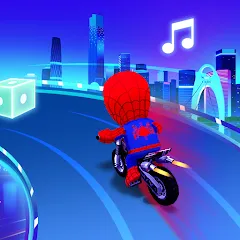 Взлом Beat Racing:Car&Music game (Бит Кар Гонки игра музыки )  [МОД Все открыто] - стабильная версия apk на Андроид