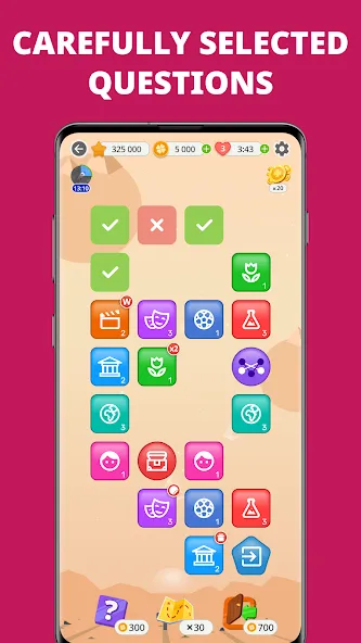 QuizzLand. Quiz & Trivia game (КвиззЛэнд)  [МОД Бесконечные монеты] Screenshot 3