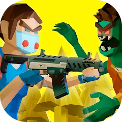 Скачать взломанную Two Guys & Zombies 3D: Online  [МОД Бесконечные деньги] - стабильная версия apk на Андроид