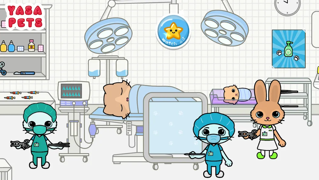 Yasa Pets Hospital (Яса Петс Хоспитал)  [МОД Бесконечные деньги] Screenshot 3