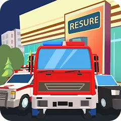 Скачать взломанную Idle Rescue Tycoon (Айдл Рескью Тайкун)  [МОД Много денег] - последняя версия apk на Андроид