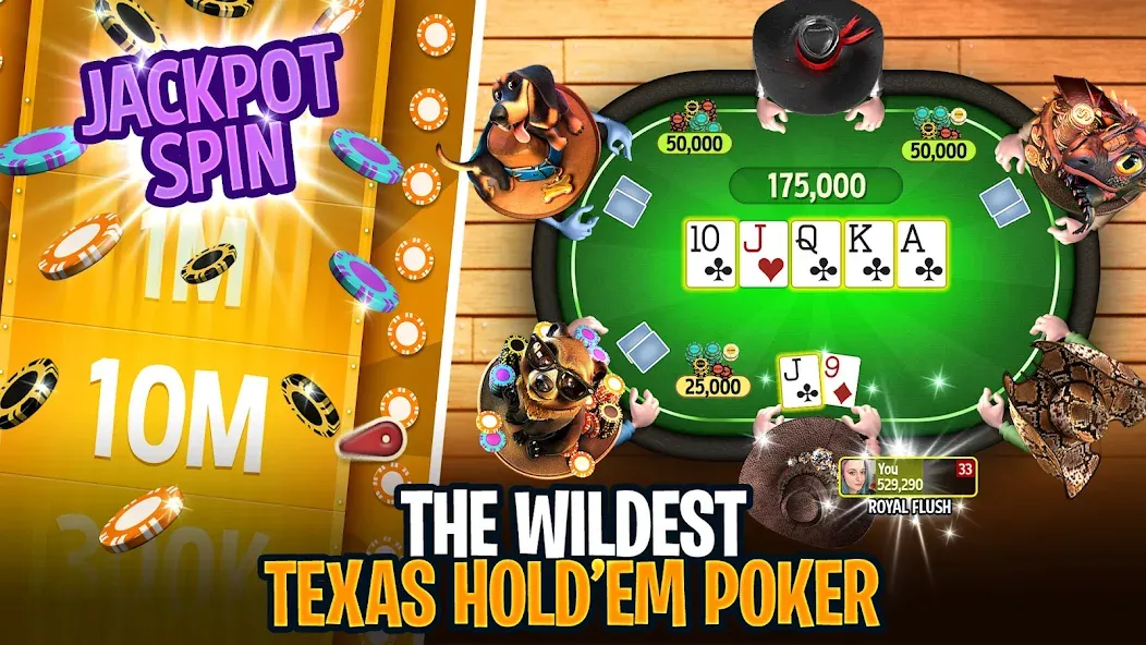 Governor of Poker 3 - Texas  [МОД Unlimited Money] Screenshot 1