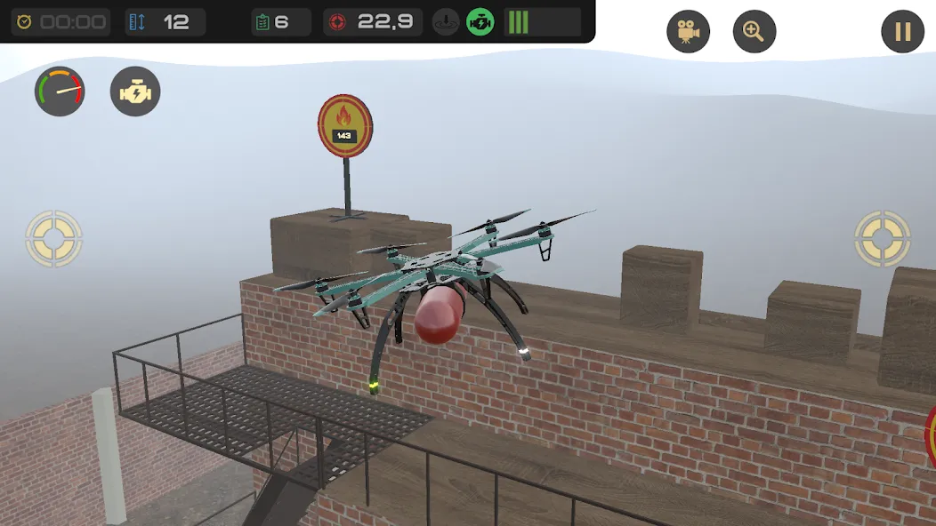 Edu Drone Simulator  [МОД Меню] Screenshot 2