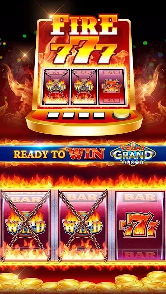 Vegas Grand Slots:Casino Games (Вегас Гранд Слоты)  [МОД Unlocked] Screenshot 3