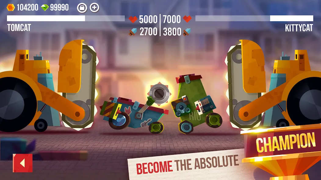 CATS: Crash Arena Turbo Stars (Кэтс)  [МОД Много денег] Screenshot 5