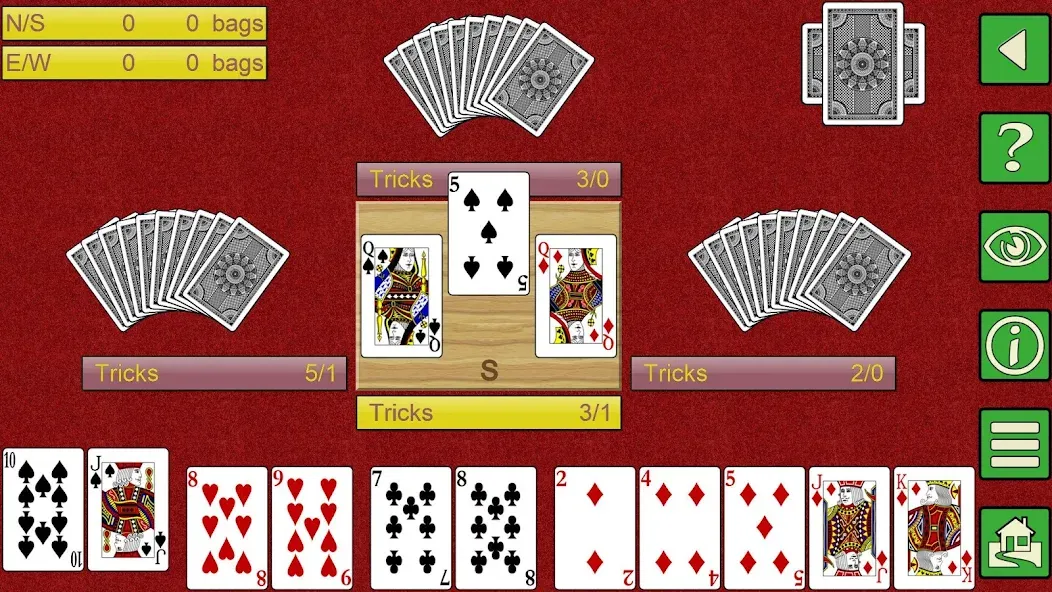 Spades V+, spades card game  [МОД Бесконечные монеты] Screenshot 4