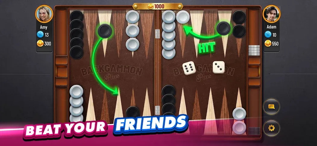 Backgammon Plus - Board Game (Бэкгаммон Плюс)  [МОД Все открыто] Screenshot 3