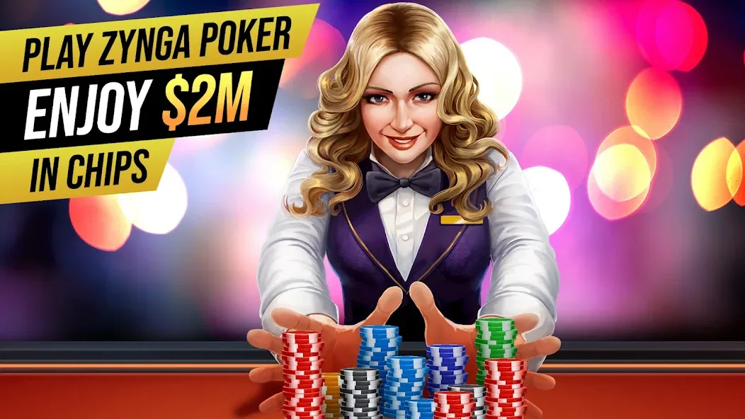 Zynga Poker ™ – Texas Holdem (Зинга Покер)  [МОД Много денег] Screenshot 2