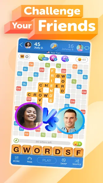 Words With Friends 2 Word Game (Вордс вит Френдс 2 Классик)  [МОД Бесконечные деньги] Screenshot 2