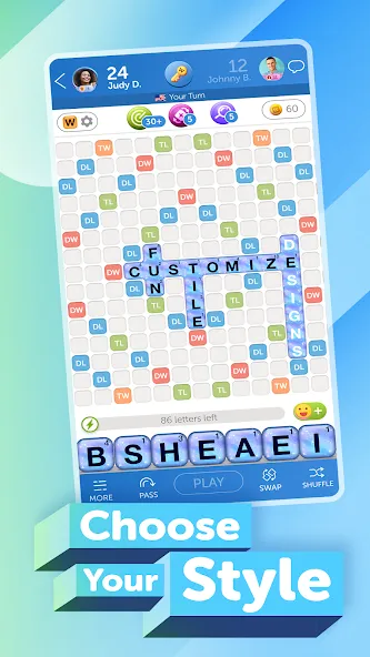 Words With Friends 2 Word Game (Вордс вит Френдс 2 Классик)  [МОД Бесконечные деньги] Screenshot 5