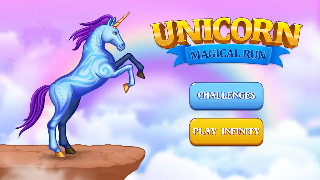 Unicorn Dash: Magical Run (Юникорн Дэш)  [МОД Много денег] Screenshot 1