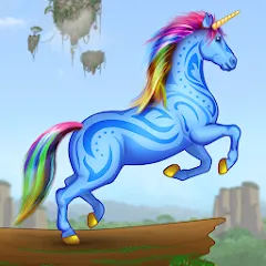 Взломанная Unicorn Dash: Magical Run (Юникорн Дэш)  [МОД Много денег] - полная версия apk на Андроид