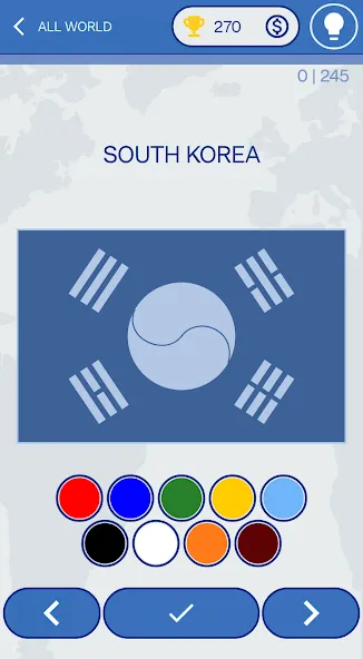 The Flags of the World Quiz  [МОД Бесконечные деньги] Screenshot 2