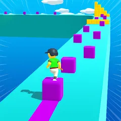 Скачать взлом Block Surfer (Блок Серфер)  [МОД Много монет] - стабильная версия apk на Андроид