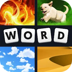 Взлом 4 Pics 1 Word (Картинки 1 Слово)  [МОД Unlimited Money] - стабильная версия apk на Андроид