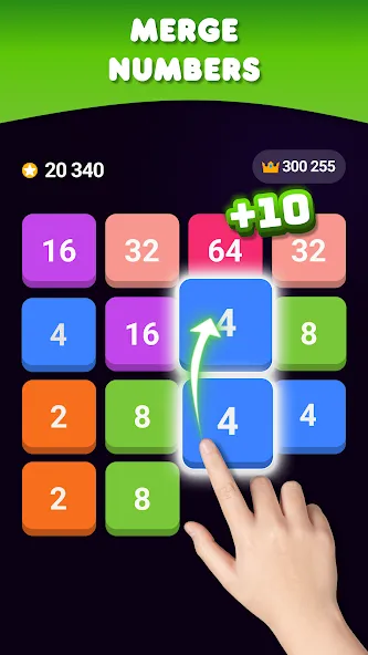 2048: Puzzle Game! Merge Block (Две тысячи сорок восемь)  [МОД Много денег] Screenshot 1