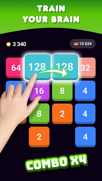 2048: Puzzle Game! Merge Block (Две тысячи сорок восемь)  [МОД Много денег] Screenshot 5