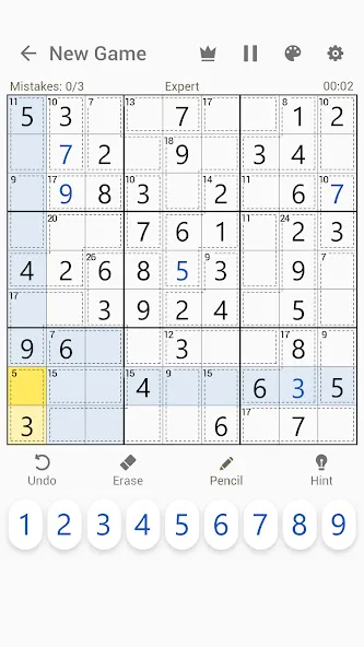 Killer Sudoku - Sudoku Puzzles  [МОД Бесконечные деньги] Screenshot 4