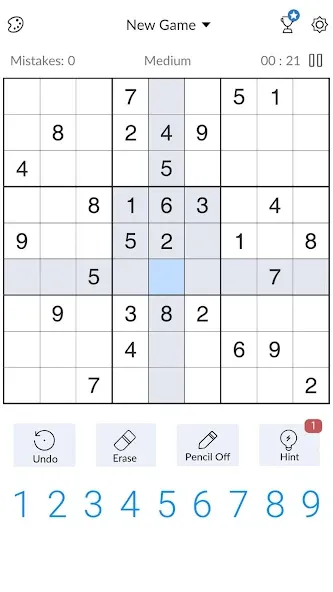 Sudoku - Classic Sudoku Puzzle  [МОД Бесконечные монеты] Screenshot 3