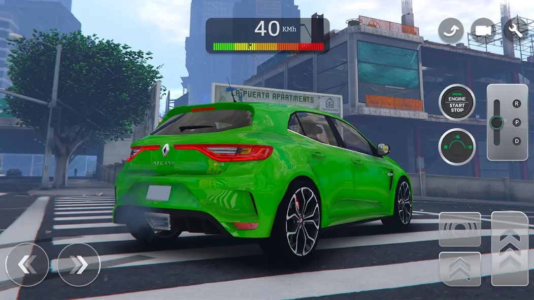 Renault Megane RS Simulator (Рено Меган  Симулятор)  [МОД Unlocked] Screenshot 1