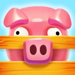 Взломанная Farm Jam: Animal Parking Game (Фарм Джам)  [МОД Все открыто] - полная версия apk на Андроид