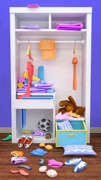 Fill the Closet: Organize Game (Фил зе Клозет)  [МОД Unlocked] Screenshot 1