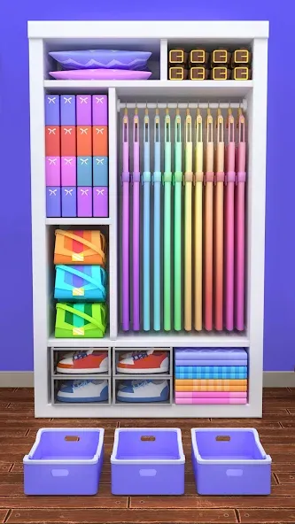 Fill the Closet: Organize Game (Фил зе Клозет)  [МОД Unlocked] Screenshot 4