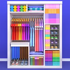 Скачать взломанную Fill the Closet: Organize Game (Фил зе Клозет)  [МОД Unlocked] - последняя версия apk на Андроид