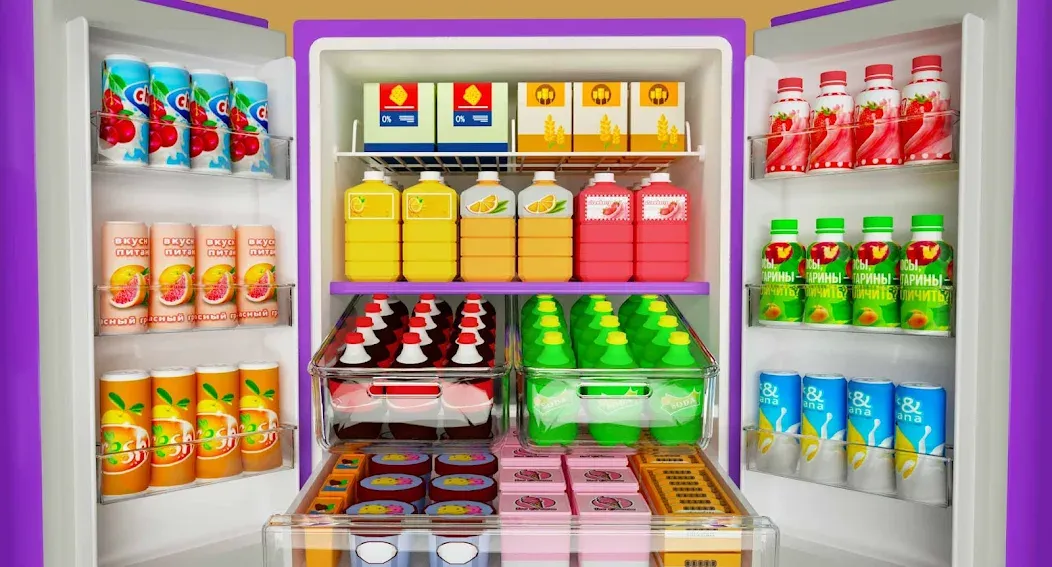 Fill Up Fridge：Organizing Game  [МОД Unlimited Money] Screenshot 1